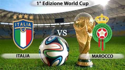 marruecos vs italia futbol